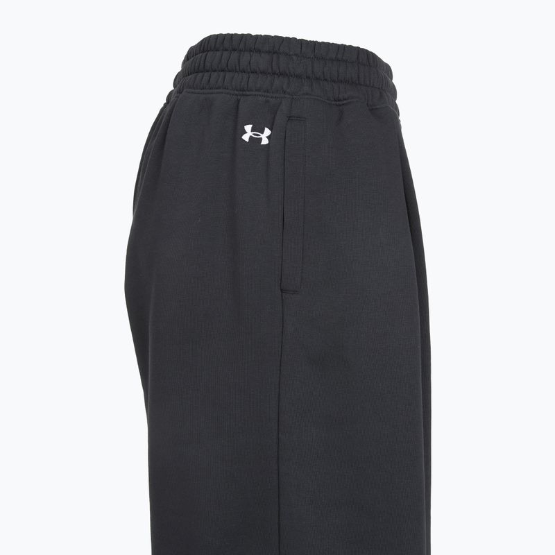 Dámské kalhoty Under Armour Rival Fleece Script black/white 4