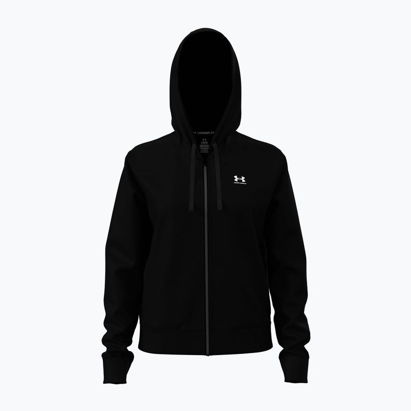 Dámská mikina Under Armour Sport Terry FZ black/white 5