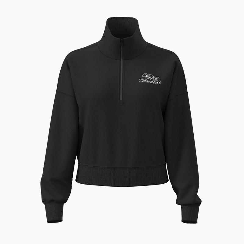 Dámská mikina Under Armour Rival Fleece Script HZ black/white 2