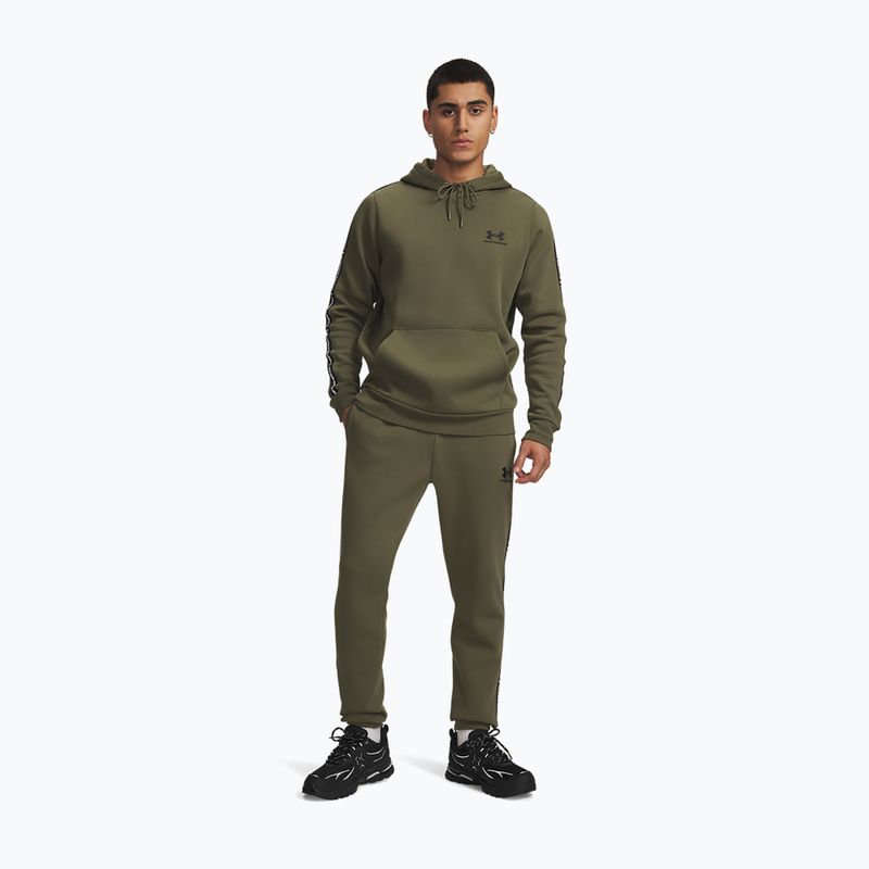 Pánské kalhoty Under Armour Icon Fleece Jogger navy from green/black 2