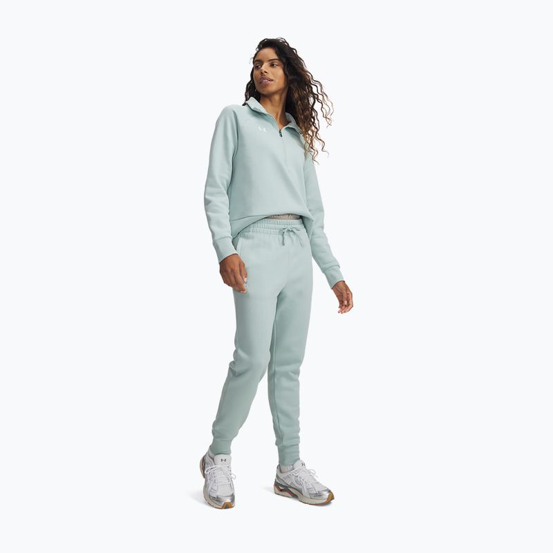 Dámské kalhoty Under Armour Rival Fleece Joggers enamel blue/white 2