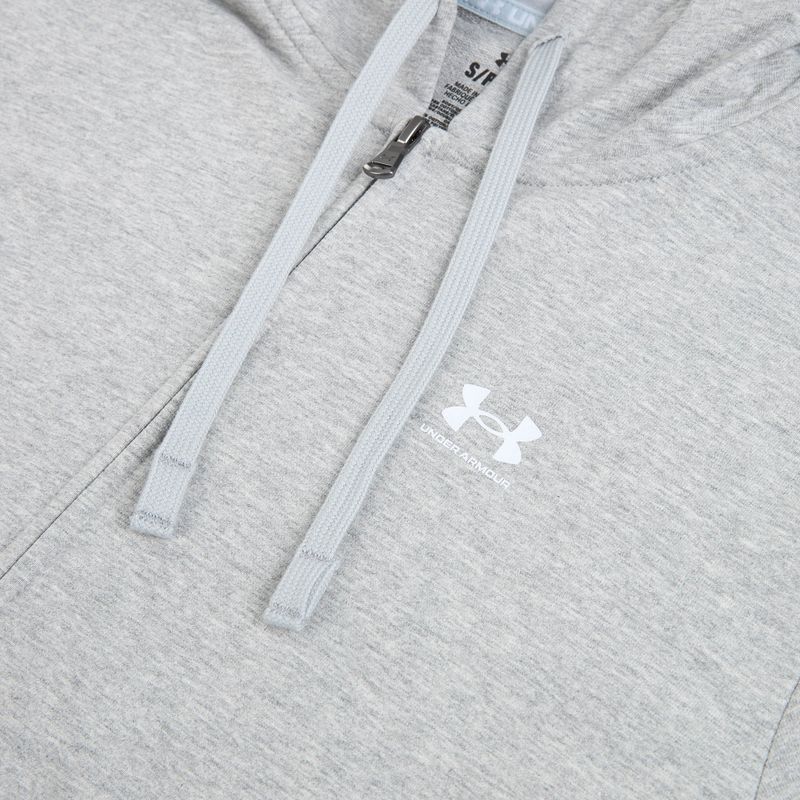 Dámská mikina Under Armour Sport Terry FZ Mod Gray Light Heather/White 3