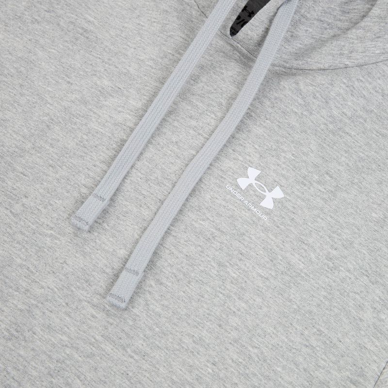 Dámská mikina Under Armour Sport Terry Hoodie mod gray light heather/white 4