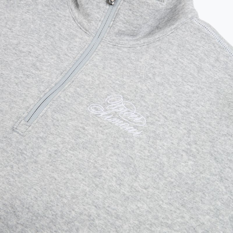 Dámská mikina Under Armour Rival Fleece Script HZ blue gray light heather/white 3