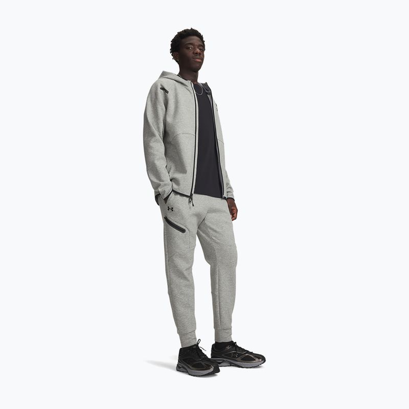 Pánské kalhoty Under Armour Unstoppable Fleece mod gray/black 2