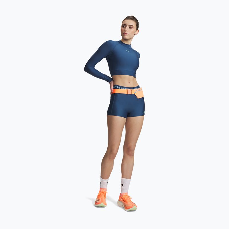 Dámské tréninkové šortky Under Armour HeatGear Shorty wham blue/blue haze 2