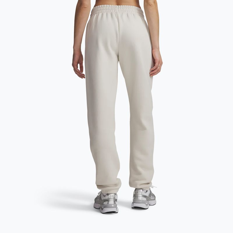 Dámské kalhoty Under Armour Icon Fleece Nov Jogger summit white/white 3