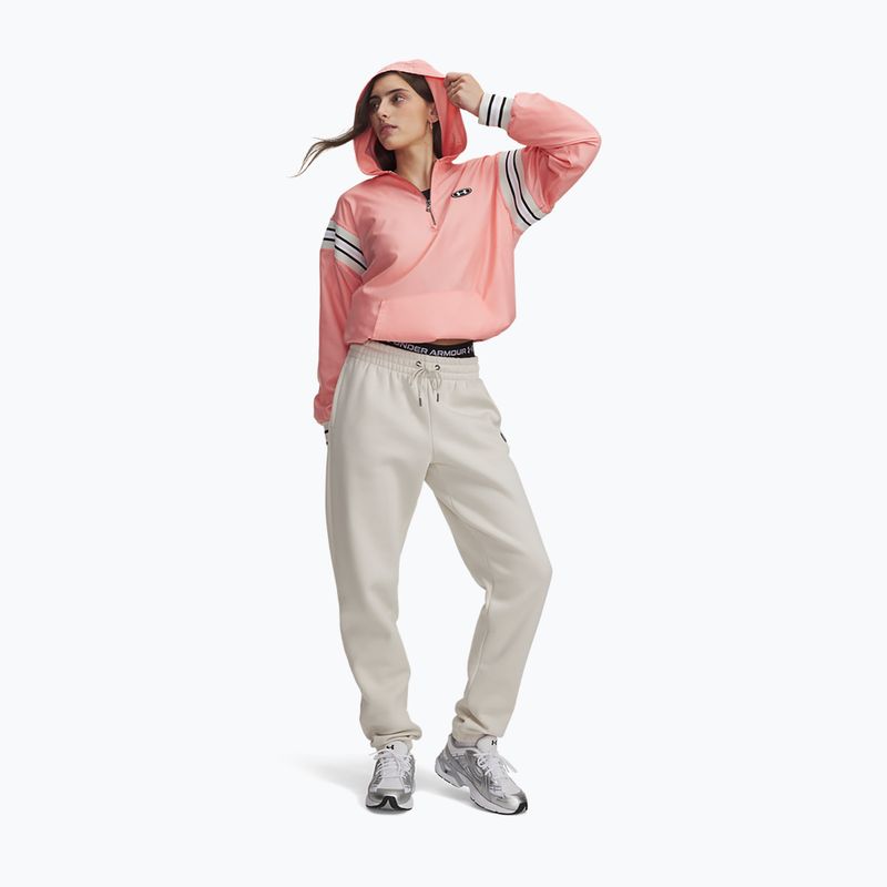Dámské kalhoty Under Armour Icon Fleece Nov Jogger summit white/white 2