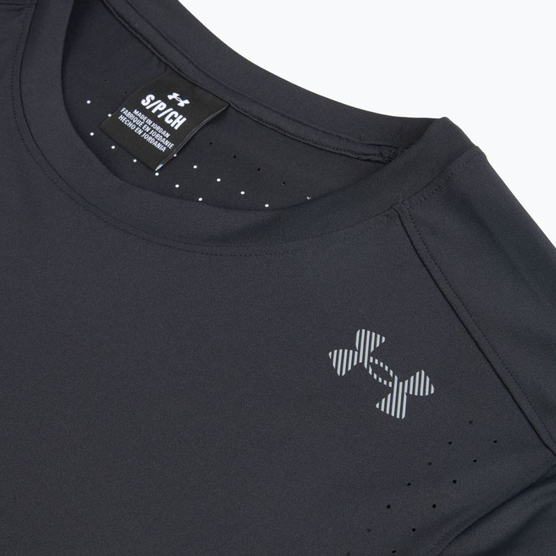 Pánské běžecké tričko Under Armour Velociti Pro black/black/metallic silver 3