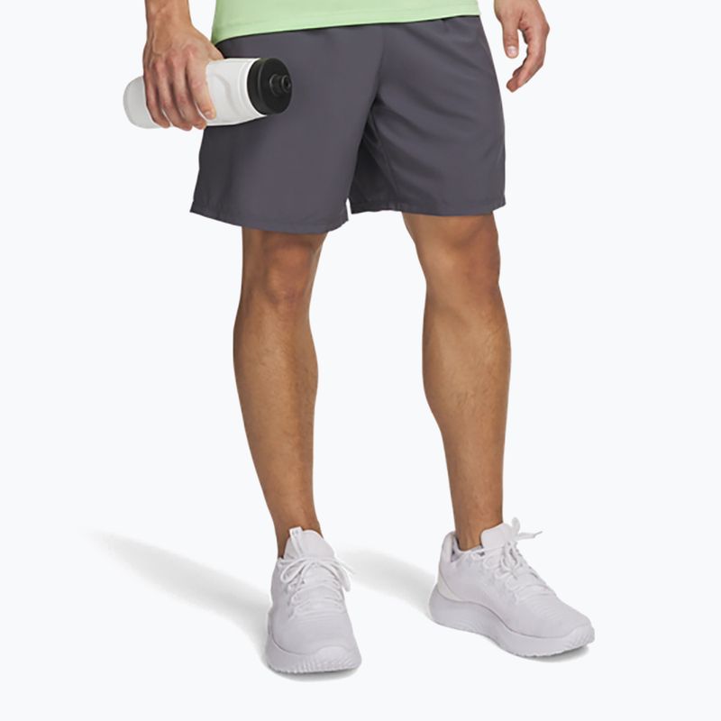 Pánské tréninkové šortky Under Armour Tech Sport castlerock/lumos lime