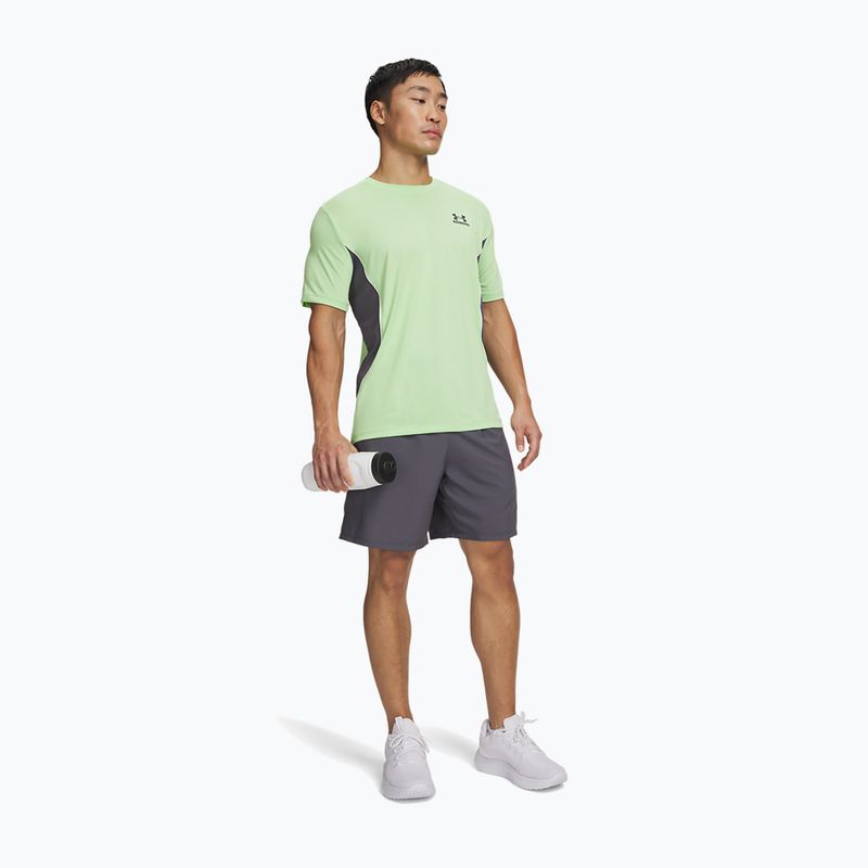 Pánské tréninkové šortky Under Armour Tech Sport castlerock/lumos lime 2