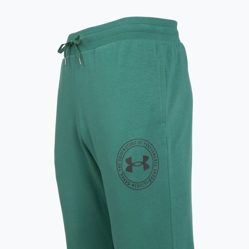 Pánské kalhoty Under Armour Rival LW Graphic Jogger rack green/black 3