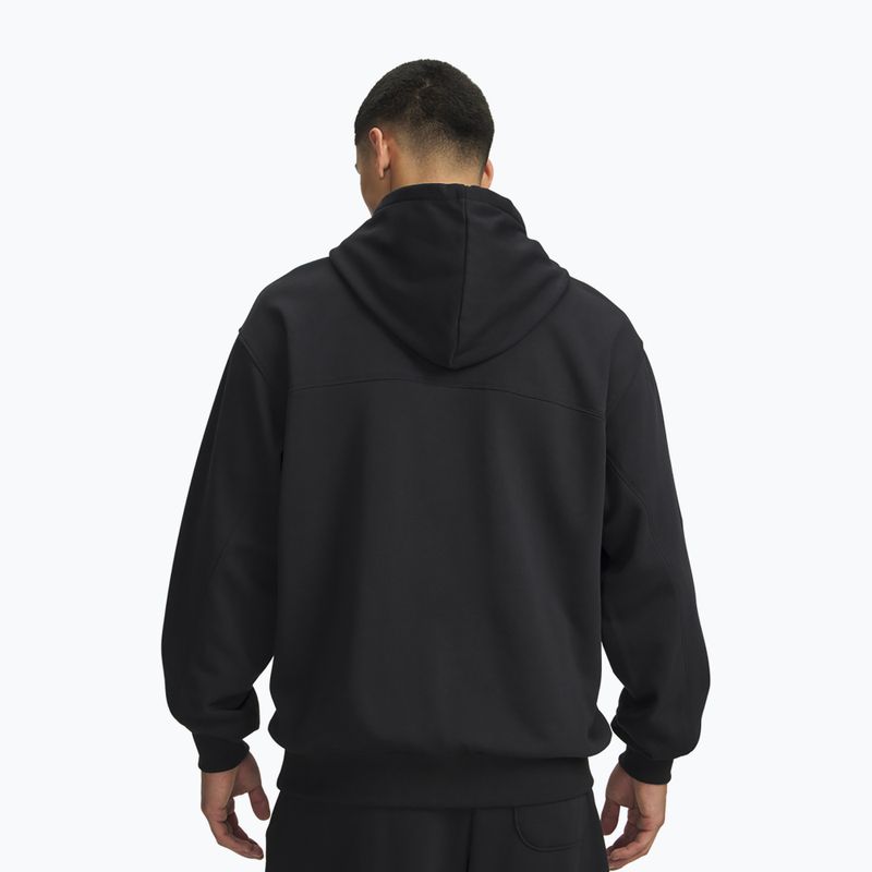 Pánská mikina Under Armour Rival LW Graphic Hoodie black/black 2