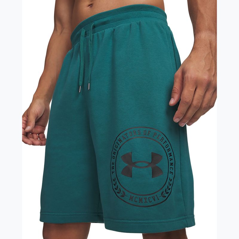 Pánské tréninkové šortky Under Armour Rival LW Graphic rack green/black 4