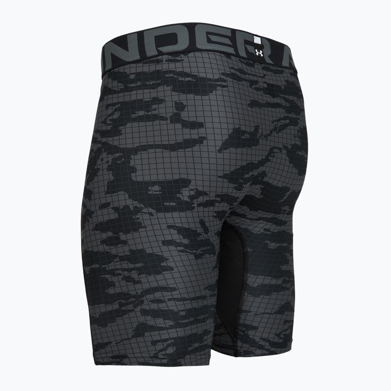 Pánské tréninkové šortky Under Armour HG Printed Long Short black/castlerock/white 4
