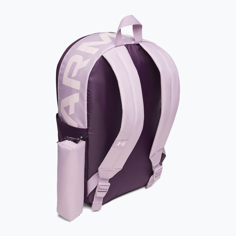 Městský batoh Under Armour Essential Printed Backpack mauve pink/purple echo/white 2