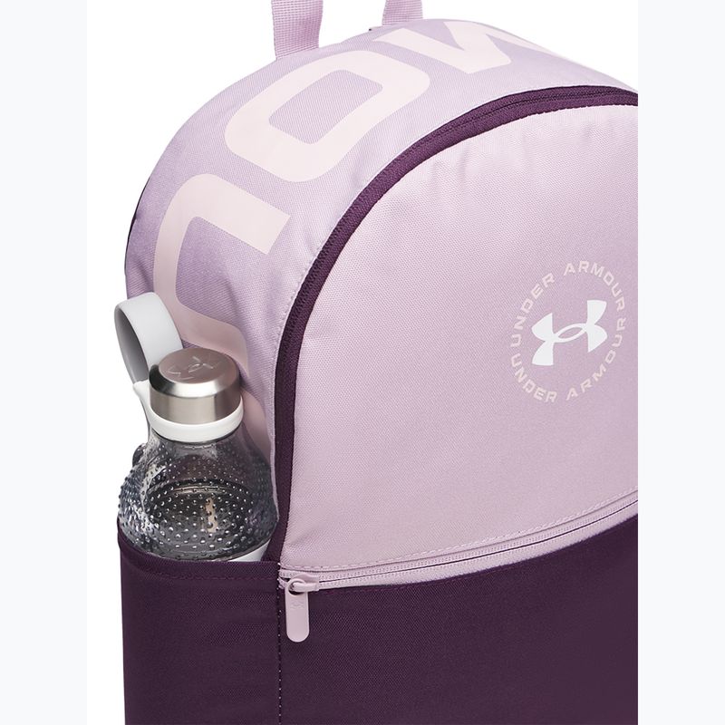 Městský batoh Under Armour Essential Printed Backpack mauve pink/purple echo/white 4