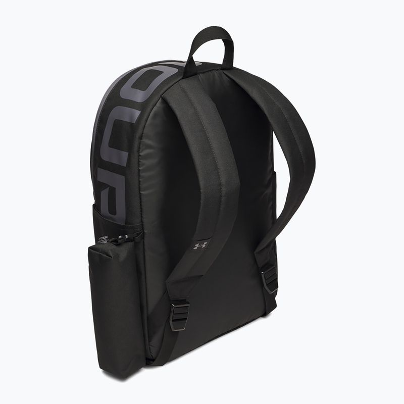 Městský batoh Under Armour Essential Printed Backpack black/black/castlerock 3