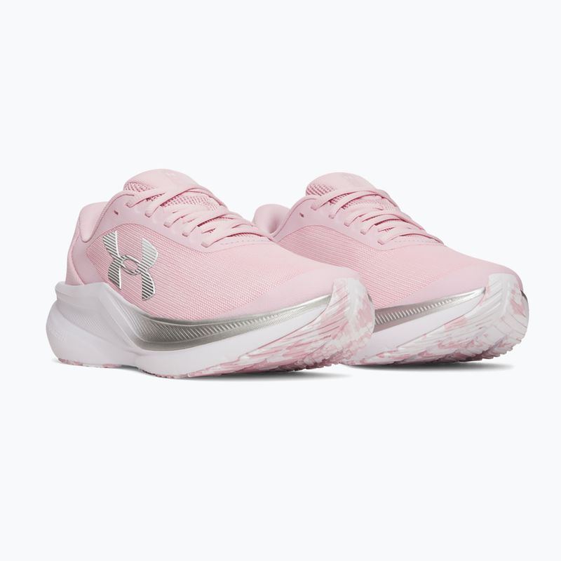 Dámské běžecké boty Under Armour Chase prime pink/metallic silver/white 2