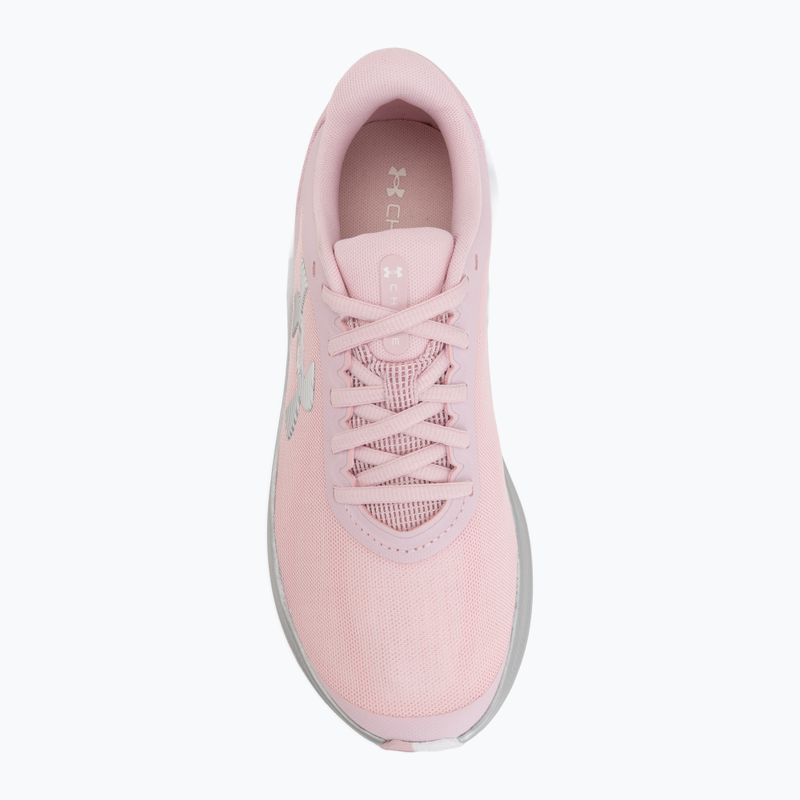 Dámské běžecké boty Under Armour Chase prime pink/metallic silver/white 5