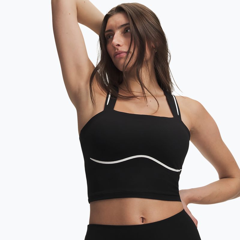 Dámské tréninkové tričko Under Armour Meridian Contour Tank ultimate black/white/ultimate black 3