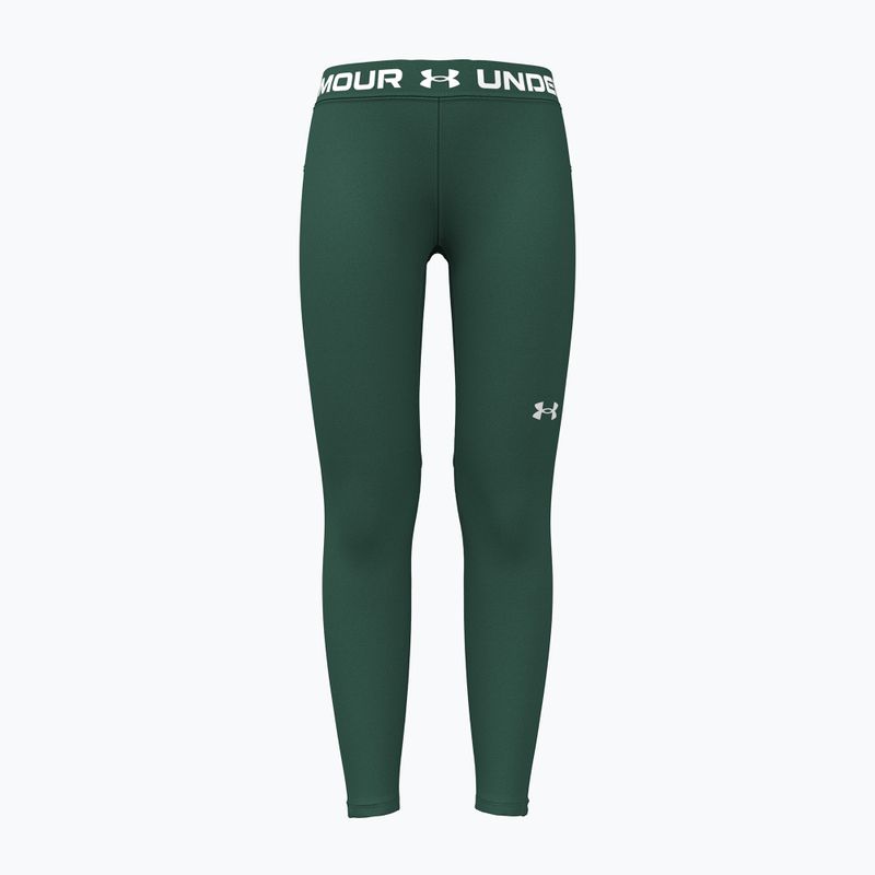 Dětské legíny Under Armour HeatGear Leggings campus ivy/white