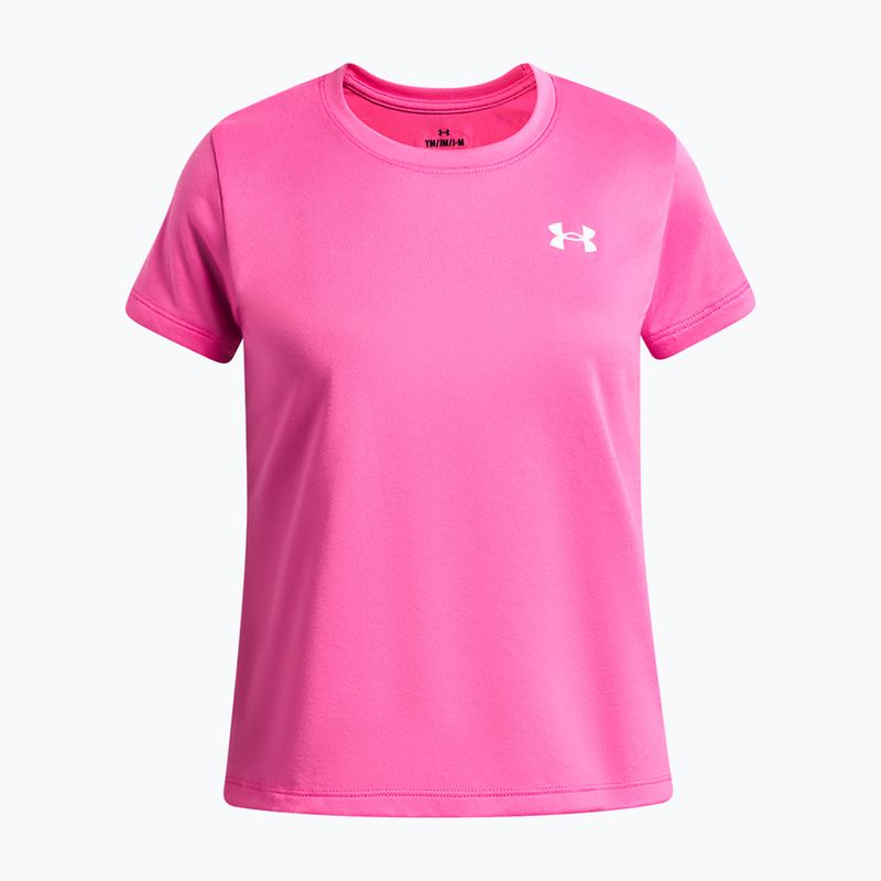 Dětské triko na trénink Under Armour Tech SSC SS pink frenzy/white