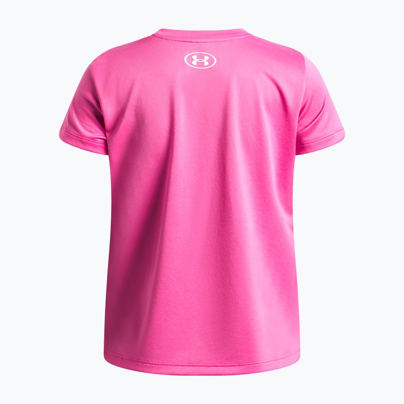 Dětské triko na trénink Under Armour Tech SSC SS pink frenzy/white 2