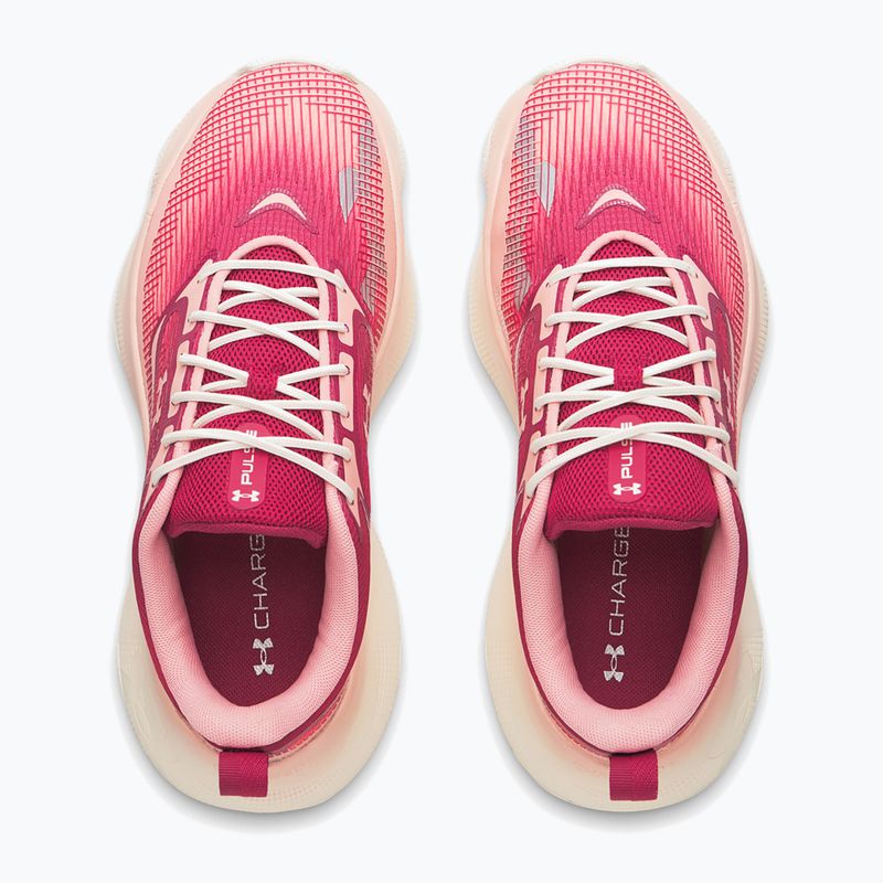 Dámské tréninkové boty Under Armour Pulse claret/posh pink/posh pink 3