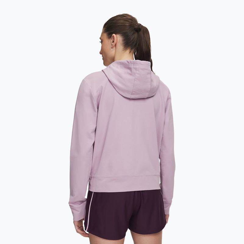 Dámská mikina Under Armour Sport Terry FZ mauve pink/white 2