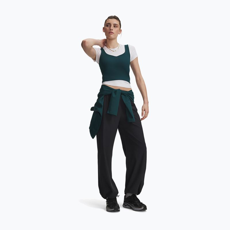 Dámské tréninkové kalhoty Under Armour Rival Woven Core Pants black/white 2