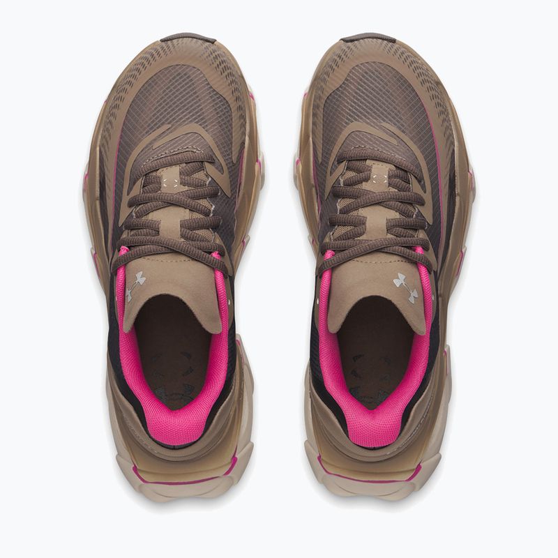 Dámské běžecké boty Under Armour Halo Racer 2 desert taupe/virtual pink/peppercorn 3