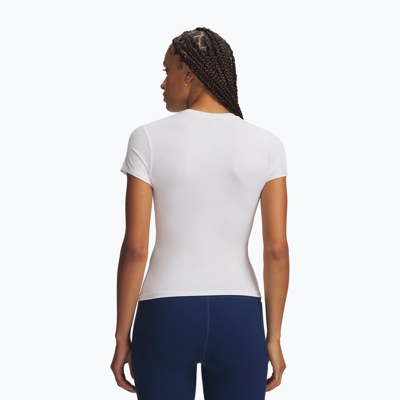 Dámské tréninkové tričko Under Armour Motion Fitted SS white/halo gray 2