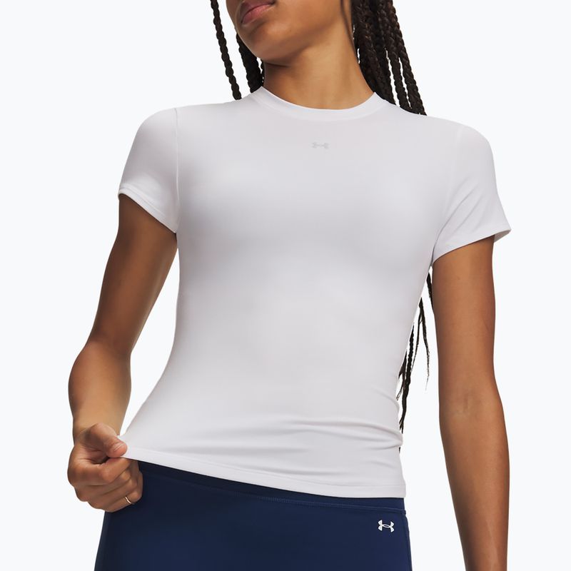 Dámské tréninkové tričko Under Armour Motion Fitted SS white/halo gray 3