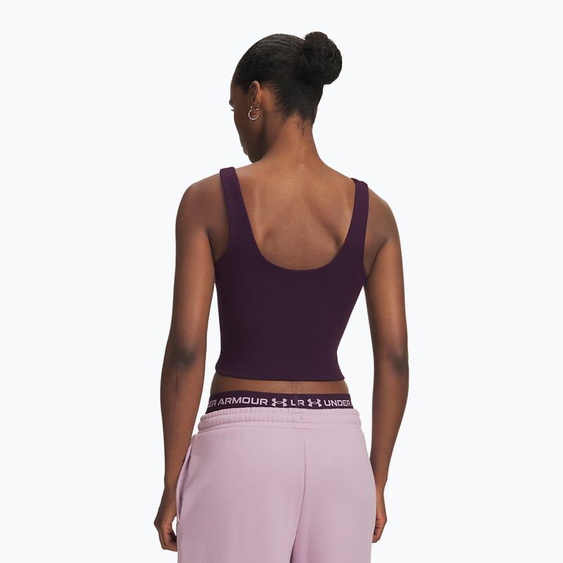 Dámské tréninkové tričko Under Armour Motion Tank purple echo/mauve pink 2
