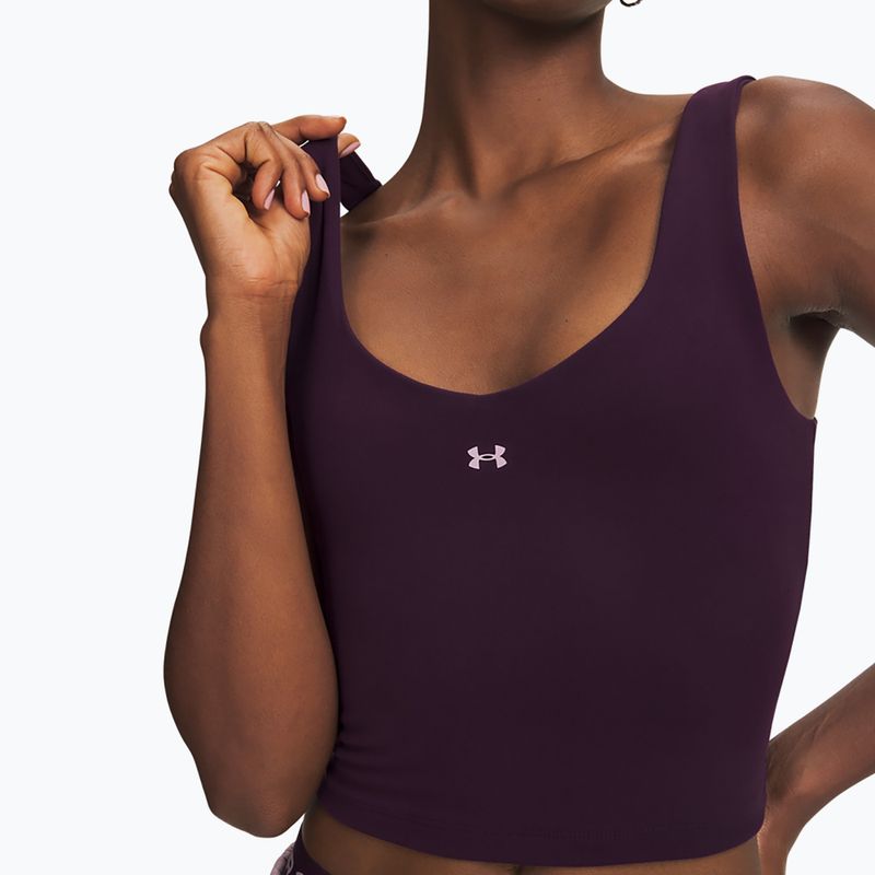 Dámské tréninkové tričko Under Armour Motion Tank purple echo/mauve pink 3