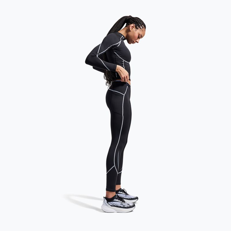 Dámské tréninkové legíny Under Armour ColdGear Elite Leggings ultimate black/reflective 3