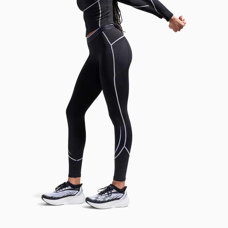 Dámské tréninkové legíny Under Armour ColdGear Elite Leggings ultimate black/reflective 4