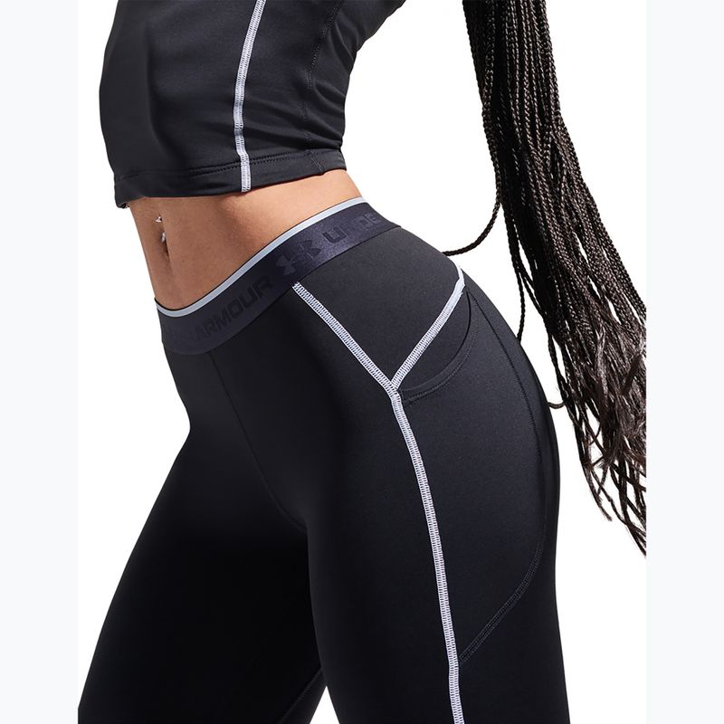 Dámské tréninkové legíny Under Armour ColdGear Elite Leggings ultimate black/reflective 7