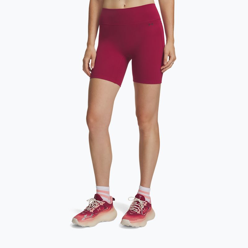 Dámské tréninkové šortky Under Armour Motion Bike Shorts claret/ox blood