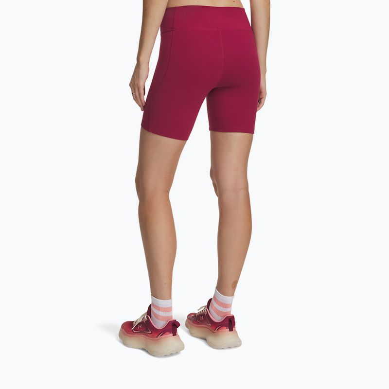 Dámské tréninkové šortky Under Armour Motion Bike Shorts claret/ox blood 3