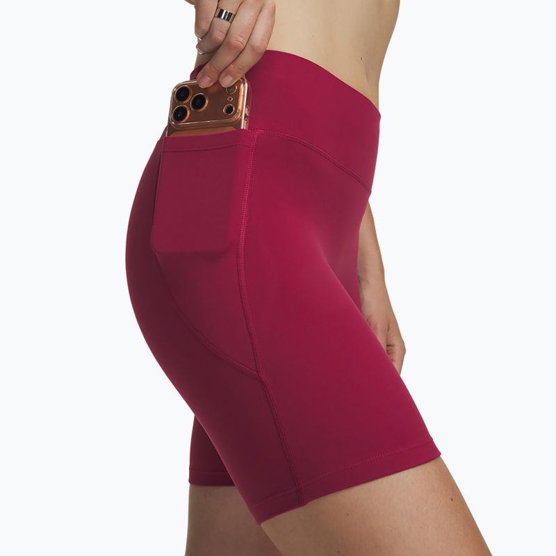 Dámské tréninkové šortky Under Armour Motion Bike Shorts claret/ox blood 4