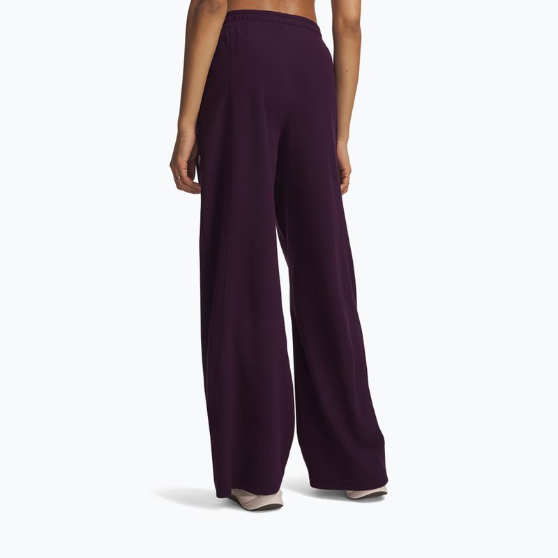 Dámské tréninkové kalhoty Under Armour Performance Fleece Pants purple echo/purple echo 3