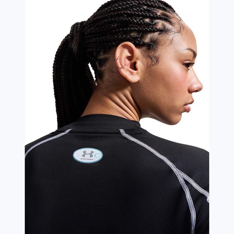 Dámské tréninkové tričko Longsleeve Under Armour ColdGear Elite Mock ultimate black/reflective 7
