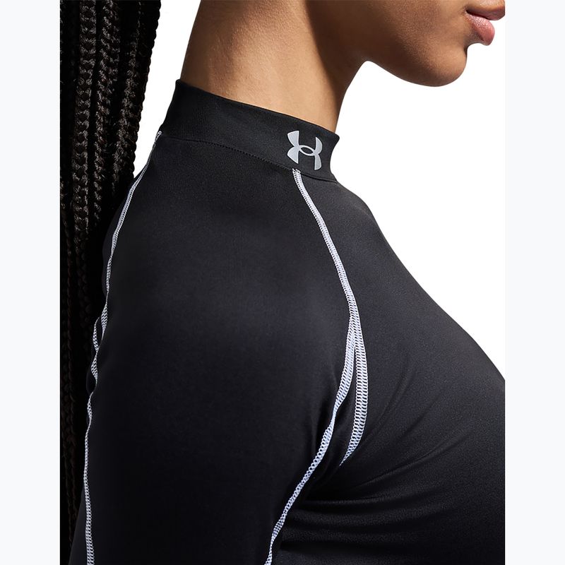 Dámské tréninkové tričko Longsleeve Under Armour ColdGear Elite Mock ultimate black/reflective 8