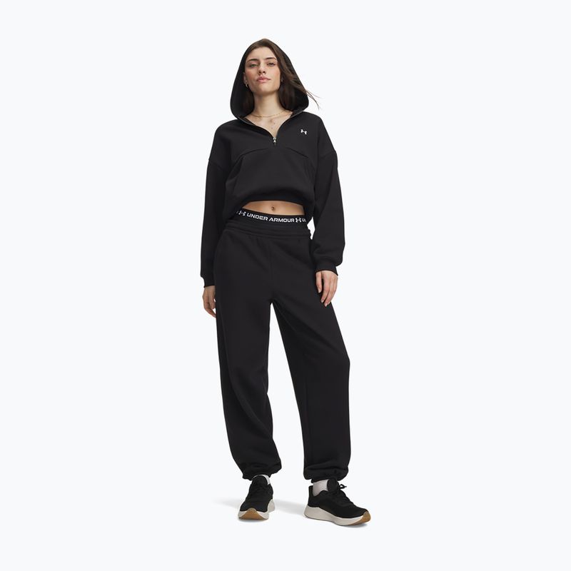 Dámské kalhoty Under Armour Icon Fleece Gym Pant ultimate black/white 2