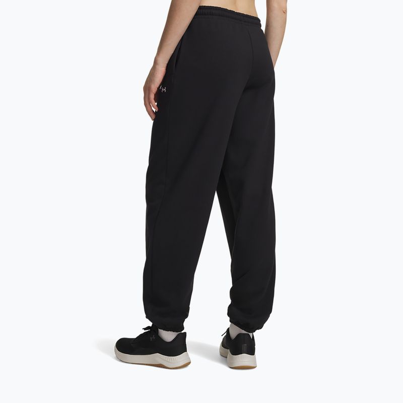 Dámské kalhoty Under Armour Icon Fleece Gym Pant ultimate black/white 3