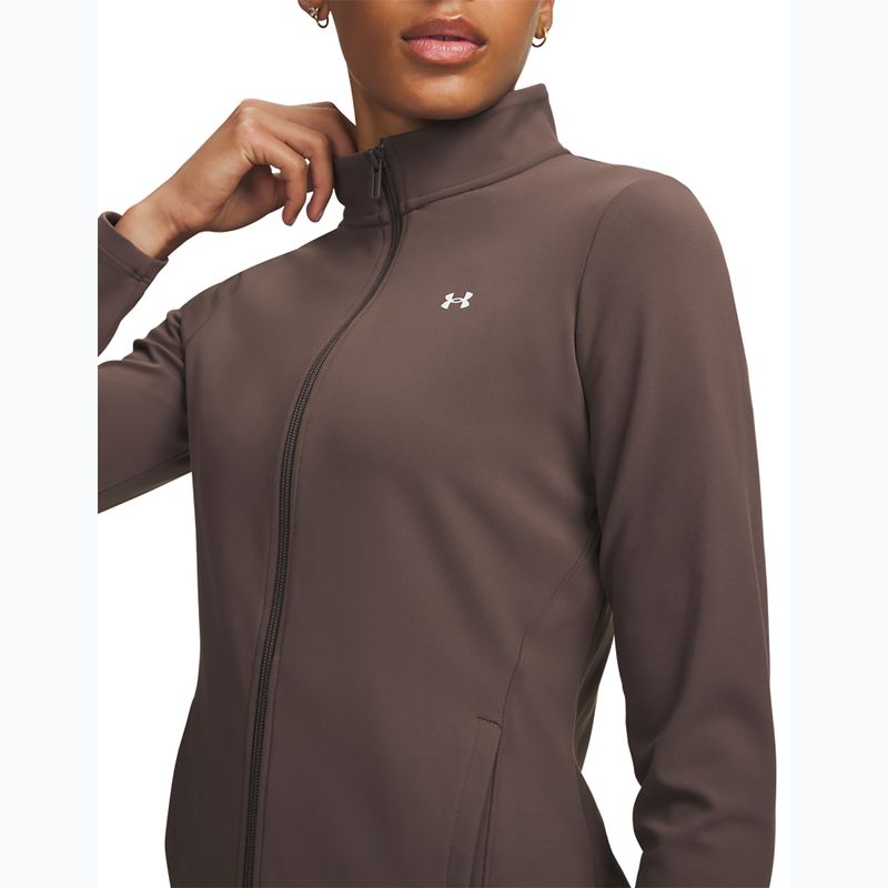Dámská tréninková mikina Under Armour Motion peppercorn/white 3