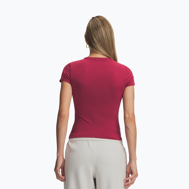 Dámské tréninkové tričko Under Armour Motion Fitted SS claret/ox blood 2