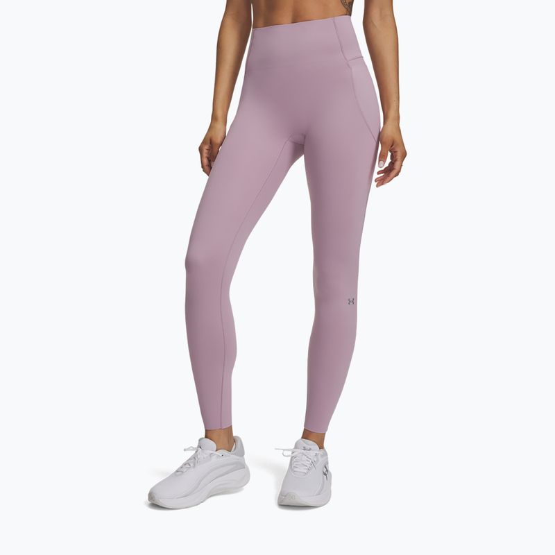 Dámské tréninkové legíny Under Armour Vanish Elite Leggings mauve pink/metallic silver